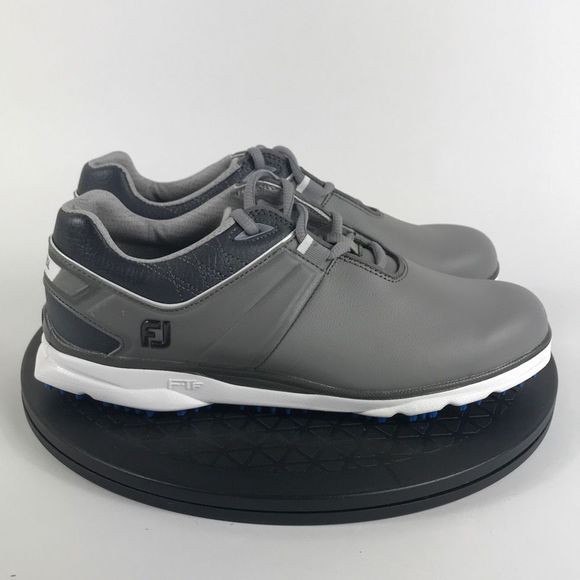 FootJoy Pro|SL Gray Leather Spikeless Golf Shoes 98135 Women’s Size 7.5 - Picture 4 of 12